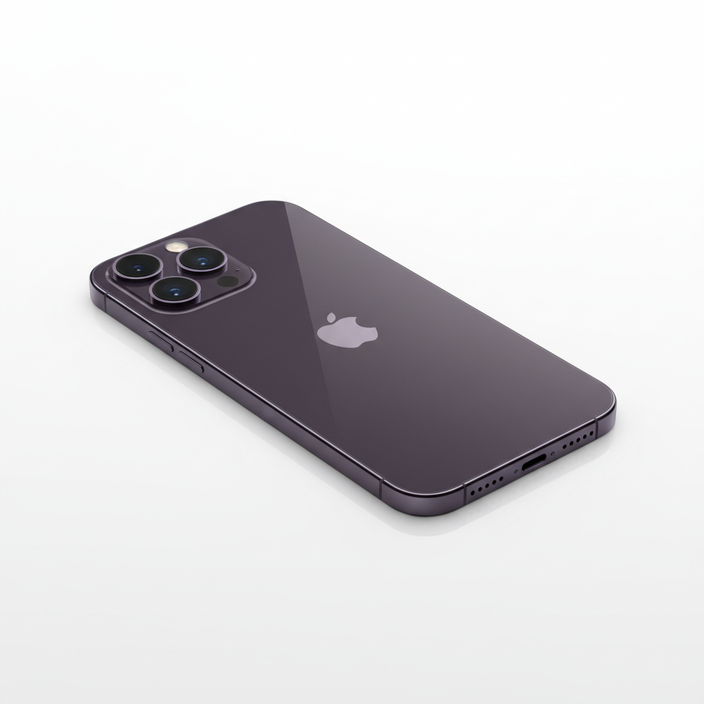 Apple iPhone 14 Plus - modern large smartphone in purple