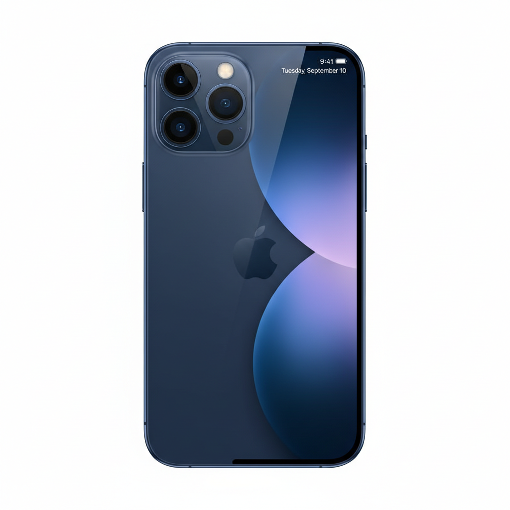Apple iPhone 16 - modern sleek smartphone in ultramarine blue