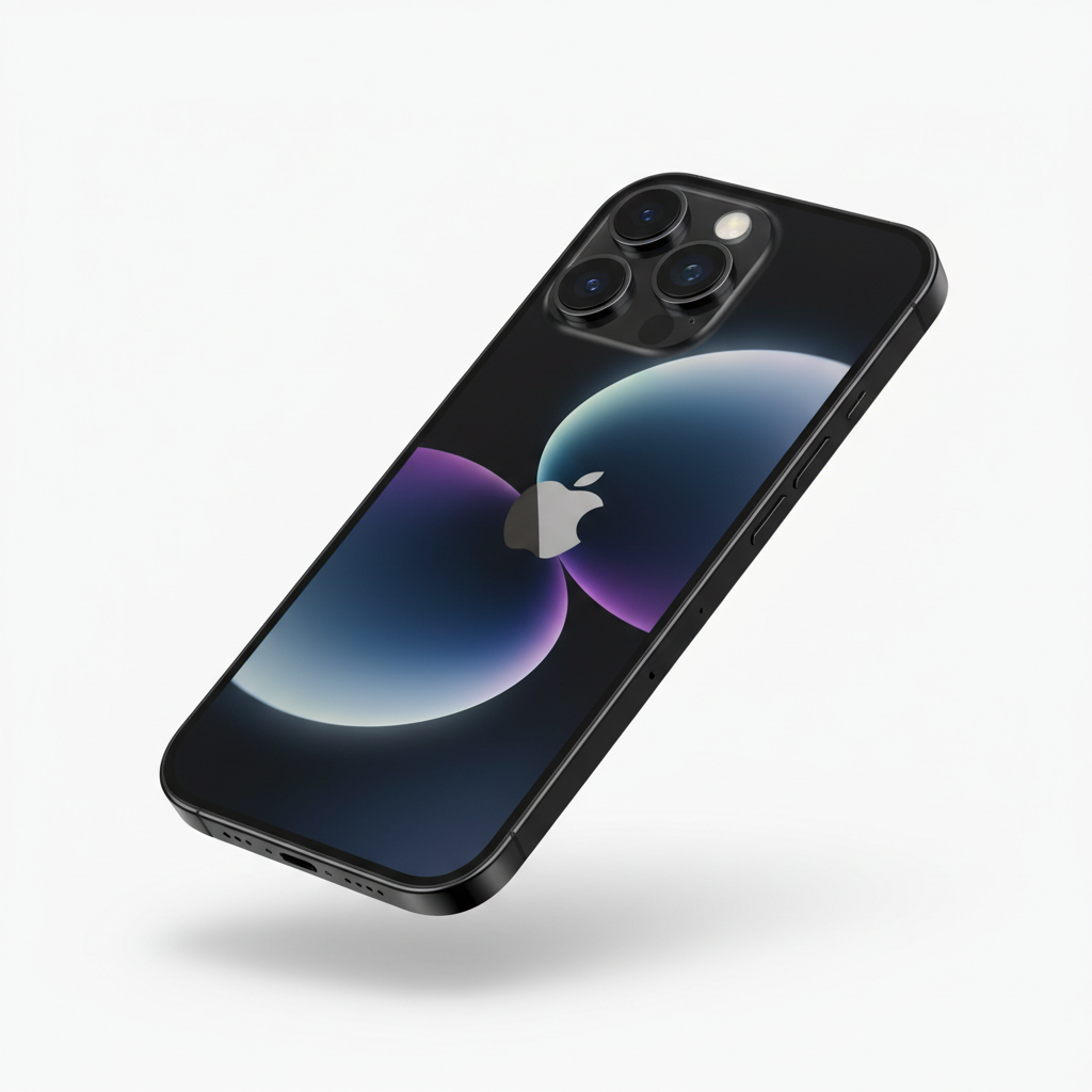 Apple iPhone 14 - modern sleek smartphone in midnight black